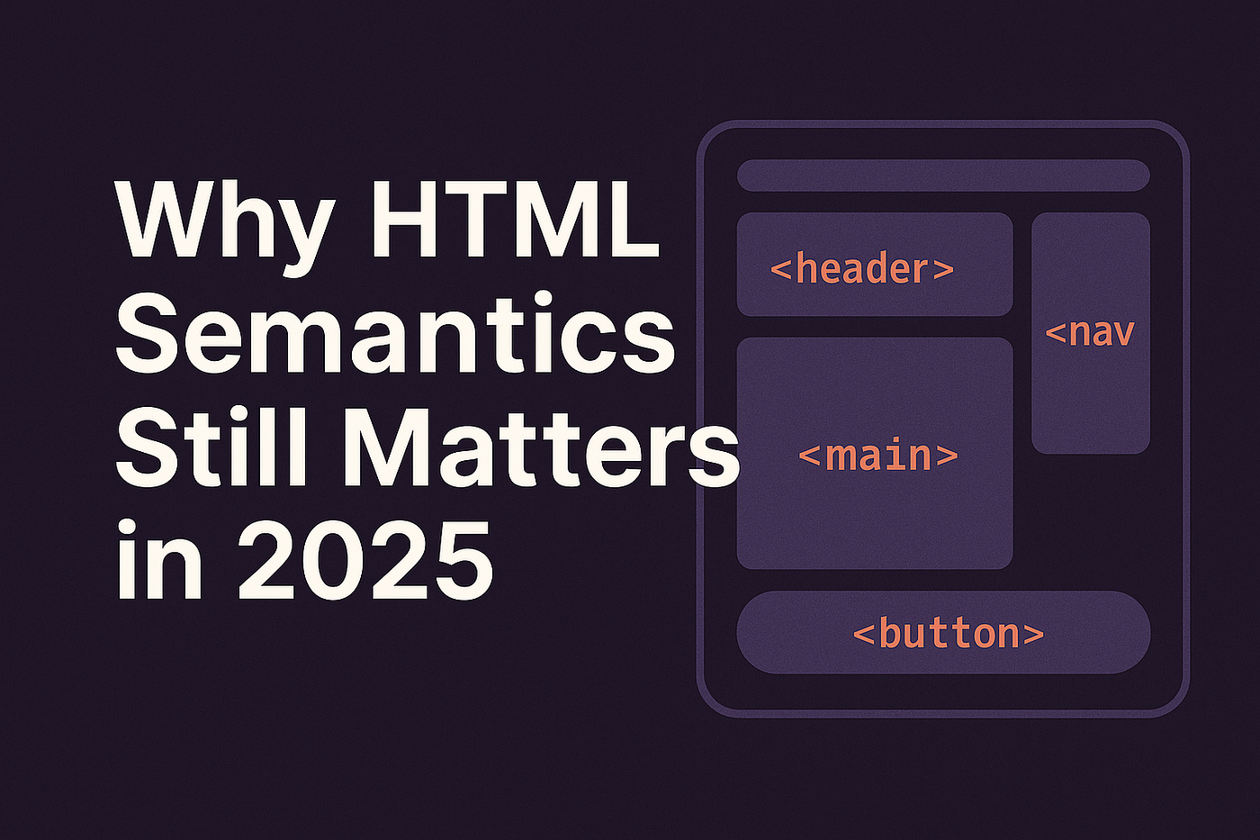 Why HTML Matters
